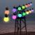 LED Smart Outdoor String Lights with 24-key remote controller, 26.25FT/8 Meters with 20 Dimmable RGBIC LED Bulbs, 5V/10W USB Powered,Indoor/Outside String Lights, IP65 Waterproof, Decor Patio Garden Camping