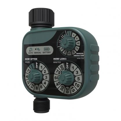 Water spray timer, 3-digital hose timer for watering, garden hose water timer, drip irrigation timer for hoses Programmable outdoor lawn with rain delay/manual/automatic watering system