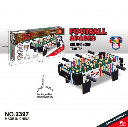 51cm*44cm*17.5cm Tabletop Football Table- Portable Mini Table Football / Soccer Game Set with Two Balls and Score Keeper for Adults and Kids