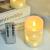 Φ7.5cm LED Flameless Candles with Copper wire lamp (3PCS SET) - Battery Operated Electric LED Pillar Candles with Remote Control Cycling 24 Hours Timer - Real Wax, 3D Wick, Realistic Flickering, Vivid Christmas/Festival/Party Decorative Candle Sets