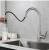 Kitchen Sink Faucets with Pull Down Sprayer (Height 45cm, SUS 304 Stainless Steel,3 Water Outlet Modes), Single Handle High Arc Pull Down Kitchen Faucet Kitchen Sink Faucets with Pull Down Sprayer (Height 45cm, SUS 304 Stainless Steel,3 Water Outlet Modes), Single Handle High Arc Pull Down Kitchen Faucet