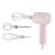 USB Rechargeable Handheld Egg Beater, Household Cordless Electric Hand Mixer with 2 Detachable Stir Whisks 4 Speed Modes,Baking At Home For Kitchen,Lightweight Portable