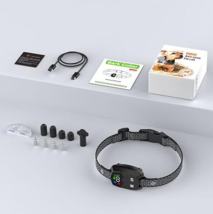 Dog Bark Collar, Rechargeable Anti Barking Training Collar with Beep Vibration Shock for Large/Medium/Small Dogs,Bark Shock Collar with 7 Adjustable Sensitivity,IP67 Waterproof,Effective & Humane
