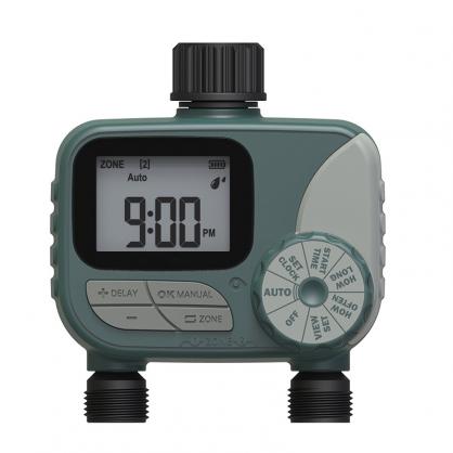 Watering hose timer, sprinkler timer, garden faucet irrigation timer controller, programmable automatic watering system/manual/rain delayed watering timer, IP54 waterproof