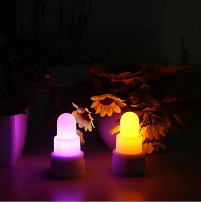 Inductive Rechargeable LED Flameless Tea Light Candles with Remote Control Function (12pcs Set) - Yellow or RGB Color Changing Lights For Optionals