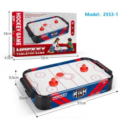 Portable Table Top Mini Wooden Air Hockey Game, with 2 Strikers and 2 Pucks, Mini Air Hockey, Table Top Air Hockey, Mini Air Hockey Table, Tabletop Air Hockey Game