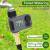 Outdoor garden faucet timer, programmable water spray timer, with rainwater delay/manual/automatic drip irrigation and courtyard lawn watering system, 1 outlet