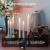 Rechargeable Flameless LED Taper Candles (6pcs set), with Charging Base, LED Taper Candles with Remote Timer, 3D Flickering Flame for Home & Commercial Decoration