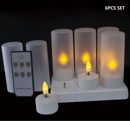Remote Control Rechargeable LED Candle Lights (Set of 12), 30+ Lasting Hours, Flameless LED Tea Lights - Flickering Amber,Battery Operated/Powered Candles,No Wax No Mess, No Fire Risk, Windproof, Portable