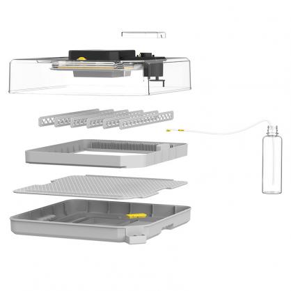 Automatic Egg Incubator for Hatching, 48-Egg Capacity with Temperature & Humidity Control, Auto Egg Turner, Built-in Egg Candler, Multi-Purpose Incubator for Chicken, Duck, Goose, Quail Eggs