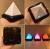 LED Pyramid Mood Light - Battery Operated/Powered (Not Included In Package) - 9 Lighting Models of Glow Morphing/Color Changing or Solid Colors LED Pyramid Mood Light - Battery Operated/Powered (Not Included In Package) - 9 Lighting Models of Glow Morphing/Color Changing or Solid Colors