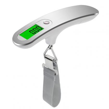 Digital Luggage Weight Scale with LCD Display- CR2032 Button Battery Operated Weight Scale with 4 Units(kg, lb, oz, g) - Battery Is Included