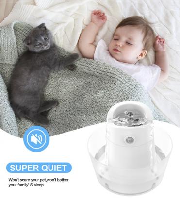 Automatic Pet Water Fountain,Pet Fountain for Cats and Small Dogs, 1000ml(33.8OZ) Water Capacity,Whisper & Quiet Water Flow, Great for Shy or Timid Pets,Fresh Filtered Water