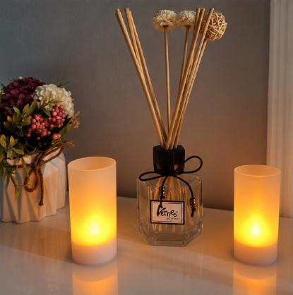 Rechargeable LED Candle TeaLight (Set of 12) - Flameless LED Candle Lights - Flickering Amber,Battery Operated/Powered Candles,No Wax No Mess, No Fire Risk, Windproof, Portable