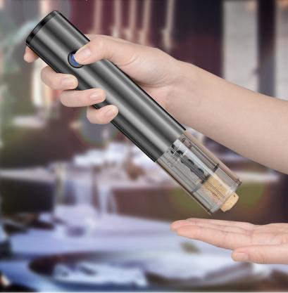 Electric Wine Bottle Opener Set (3-in-1) - Automatic Corkscrew Rechargeable Touch-Sensor Wine Bottle Opener Set with Foil Cutter Vacuum Stopper and Wine Aerator Pourer for Wine Lover