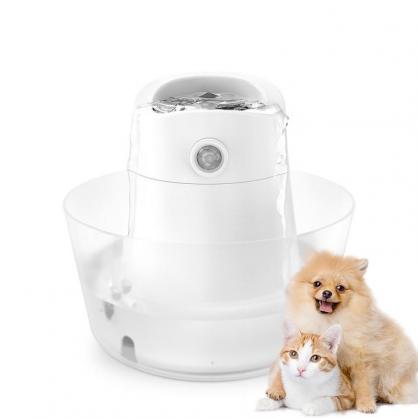 Automatic Pet Water Fountain,Pet Fountain for Cats and Small Dogs, 1000ml(33.8OZ) Water Capacity,Whisper & Quiet Water Flow, Great for Shy or Timid Pets,Fresh Filtered Water