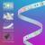 Bluetooth Smart LED Strip Lights (IP20 Indoor Use), RGB Dimmable Color Changing Lights Strip with APP Control or 24-Key IR Remote Controller, Self-Adhesive Flexible 12V Bright LED Tape Light Kit for Home Party Holiday