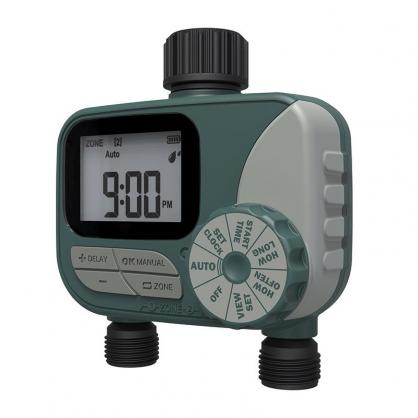 Watering hose timer, sprinkler timer, garden faucet irrigation timer controller, programmable automatic watering system/manual/rain delayed watering timer, IP54 waterproof