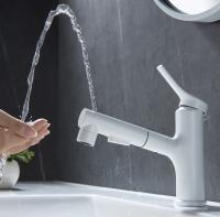 H31CM Bathroom Basin Faucet/Kitchen Sink Faucet, SUS304 Stainless Steel with Pull Down Sprayer,Single Handle Pull Out Bathroom Sink Faucet for Hot and Cold Water H31CM Bathroom Basin Faucet/Kitchen Sink Faucet, SUS304 Stainless Steel with Pull Down Sprayer,Single Handle Pull Out Bathroom Sink Faucet for Hot and Cold Water