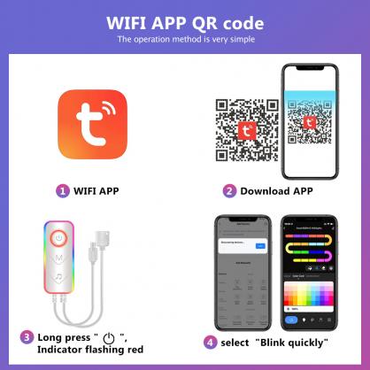 Smart DIY LED Wall Lights, Wi-Fi & Bluetooth Connection & Pairing then APP & Music Sync Voice Control,RGB Light Bar with 16 Million Optional Colors & 44+ Scenes, Dimmable Home Decor Wall Light for Gaming Room TV Bedroom (6/12 Pack Optional)