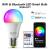 E26/E27 WiFi Bluetooth Smart LED Bulbs (including 28-key Remote Controller), APP Control RGB+CCT Dimmable & Color Changing, Compatible with Alexa Google Home, 800 Lumens,Energy Saving Equivalent to 60W traditional Bulb