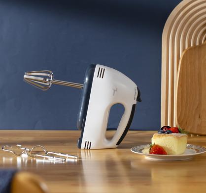 7-Speed Electric Hand Mixer with Whisk, Hand Mixer Electric, Lightweight Powerful Handheld Electric Hand Mixer Stainless Steel Egg Whisk with 2 Dough Hooks & 2 Beaters for Cake, Cooking, Baking, Dessert