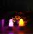 Inductive Rechargeable LED Flameless Tea Light Candles with Remote Control Function (12pcs Set) - Yellow or RGB Color Changing Lights For Optionals