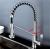 H66cm Kitchen Faucet with Pull Down Sprayer, Two Water Outlet Modes, Spring Single Handle Faucet for Kitchen Sink, 360-degree Rotation, SUS304 Food Grade Stainless Steel, Brushed Nickel H66cm Kitchen Faucet with Pull Down Sprayer, Two Water Outlet Modes, Spring Single Handle Faucet for Kitchen Sink, 360-degree Rotation, SUS304 Food Grade Stainless Steel, Brushed Nickel