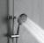 Wall Mount Shower Faucet Set (SUS304 Stainless Steel, Square Shower-head, Bathroom Rainfall Shower System, Shower Trim Kit) Wall Mount Shower Faucet Set (SUS304 Stainless Steel, Square Shower-head, Bathroom Rainfall Shower System, Shower Trim Kit)
