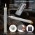 LED Flameless Taper Candles with USB Cable (6PCS Pack), 50+ Hours Lasting, Flameless Candlesticks for Festivals & Home Decoration, Rechargeable Batteries or AAA Batteries Operated Version For Your Options