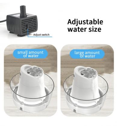 Automatic Pet Water Fountain,Pet Fountain for Cats and Small Dogs, 1000ml(33.8OZ) Water Capacity,Whisper & Quiet Water Flow, Great for Shy or Timid Pets,Fresh Filtered Water