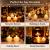Inductive Rechargeable LED Tealight Candles (12PCS Set) - Flameless Electronic Candle Lights with 8-keys Timer Remote Controller