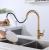 H42cm Kitchen Sink Faucets with Pull Down Sprayer (SUS304 Stainless Steel,3 Water Outlet Modes), Single Handle High Arc Pull Down Kitchen Faucet H42cm Kitchen Sink Faucets with Pull Down Sprayer (SUS304 Stainless Steel,3 Water Outlet Modes), Single Handle High Arc Pull Down Kitchen Faucet