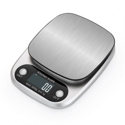 Digital Kitchen Scale - High Accuracy Precision Food Scale with 9 Units(g/oz/ml/lb/lb:oz/gn/ozt/DWT/ct) - Meat Scale with Back-Lit LCD Display