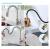 H42cm Kitchen Sink Faucets with Pull Down Sprayer (SUS304 Stainless Steel,3 Water Outlet Modes), Single Handle High Arc Pull Down Kitchen Faucet H42cm Kitchen Sink Faucets with Pull Down Sprayer (SUS304 Stainless Steel,3 Water Outlet Modes), Single Handle High Arc Pull Down Kitchen Faucet