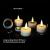 Φ3.6cm * H4.6cm LED Tea Light Candles Button Battery Operated(12PCS Pack) -Powered By CR2032 Battery (Battry is Included) - Lasting up to 90 hours