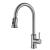 H42cm Kitchen Sink Faucets with Pull Down Sprayer (SUS304 Stainless Steel,3 Water Outlet Modes), Single Handle High Arc Pull Down Kitchen Faucet H42cm Kitchen Sink Faucets with Pull Down Sprayer (SUS304 Stainless Steel,3 Water Outlet Modes), Single Handle High Arc Pull Down Kitchen Faucet