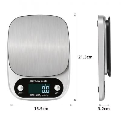 Digital Kitchen Scale - High Accuracy Precision Food Scale with 9 Units(g/oz/ml/lb/lb:oz/gn/ozt/DWT/ct) - Meat Scale with Back-Lit LCD Display
