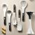 6PCS Set Non-stick Silicone Cooking Kitchen Utensils Spatula Set with Hanging Holder, Space Saving Cooking Tools for Non-Stick Cookware Heat Resistant Dishwasher Safe