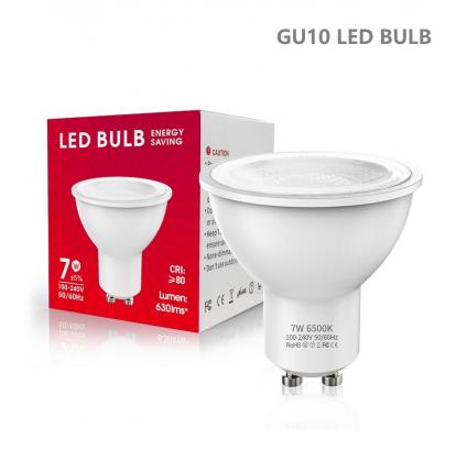 7W GU10 LED Bulb,630ml, 6500K