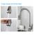 Kitchen Sink Faucets with Pull Down Sprayer (Height 45cm, SUS 304 Stainless Steel,3 Water Outlet Modes), Single Handle High Arc Pull Down Kitchen Faucet Kitchen Sink Faucets with Pull Down Sprayer (Height 45cm, SUS 304 Stainless Steel,3 Water Outlet Modes), Single Handle High Arc Pull Down Kitchen Faucet