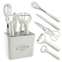 Kitchen Gadget Kit 6PCS Set, Stainless steel peeler, household kitchen gadgets, fruit, vegetable peeler kit, non-slip handle and high quality stainless steel for durability.
