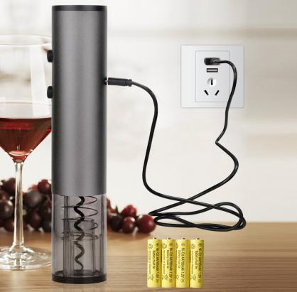 2-in-1 Rechargeable Electronic Wine Opener (aluminum housing)
