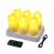 LED Rechargeable Candles Set with remote control function (12PCS Set), 12+ Hours Lasting, Flickering like a real candles, flameless led tea lights