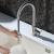 H42cm Kitchen Sink Faucets with Pull Down Sprayer (SUS304 Stainless Steel,3 Water Outlet Modes), Single Handle High Arc Pull Down Kitchen Faucet H42cm Kitchen Sink Faucets with Pull Down Sprayer (SUS304 Stainless Steel,3 Water Outlet Modes), Single Handle High Arc Pull Down Kitchen Faucet