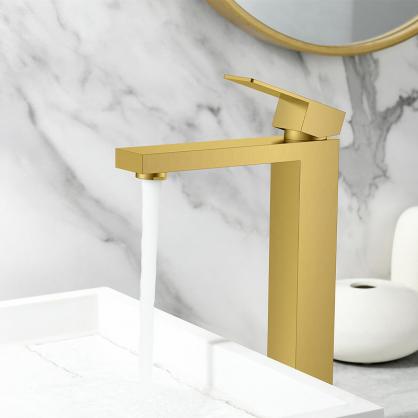 H31CM Bathroom Basin Faucet/Kitchen Sink Faucet, SUS304 Stainless Steel