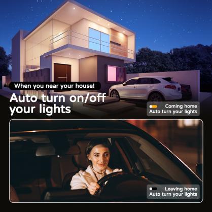 30W 12in RGB WiFi+Ble+2.4G Smart Flush Mount Ceiling Light Fixture, 2200lm, 2700K-6500K Dimmable, RGB Color Changing, Compatible with Alexa Google, for Bedroom Living Room Hallway Nursery (RGB)