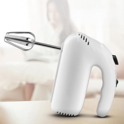 Handmixer Electric Handheld - 7 Adjustable Speed Portable Kitchen Mixer Electric with 4 Stainless Steel Accessories Whisk, Food Beater for Whipping Mixing Cookies Cakes Eggs Dough