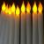 Φ2.0cm * H27.5cm LED Taper Candles Lights With Remote Control & Timer Function (10PCS Pack), Operated by 3 x AA Batteries (Not Included), Lighting up to 150 hours, Flameless Candlesticks with Flickeri