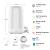 5W LED Smart Bluetooth Dimming Mood Light, RGB Color Change, 3600mA Rechargeable Battery Touch Music Atmosphere Light, Mother and Baby Night Light Desk Light